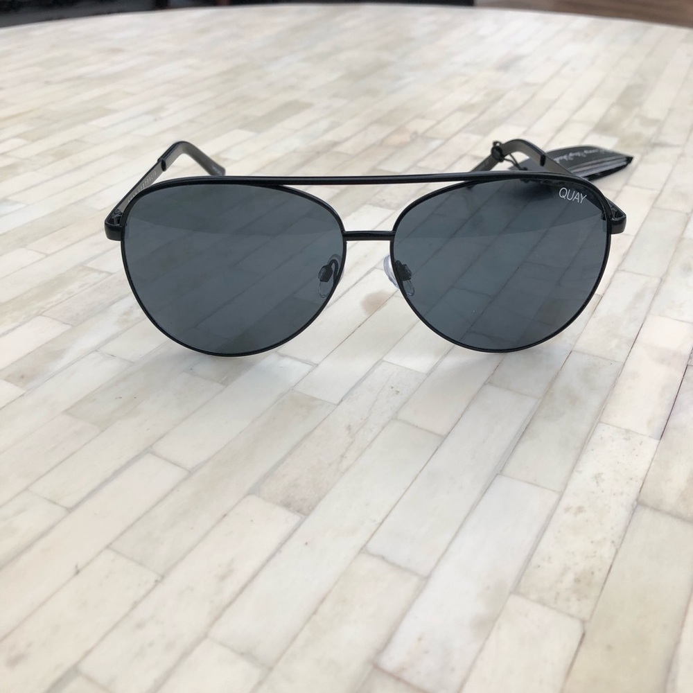 Quay Australia Vivienne Aviator Style Sunglasses
